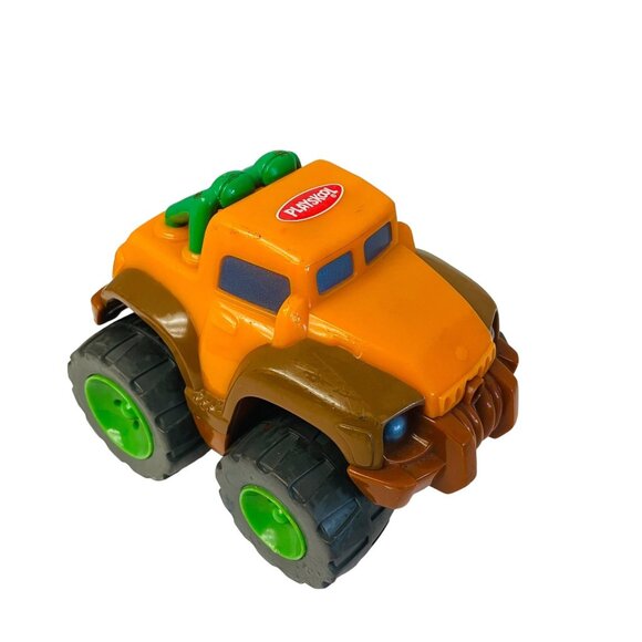 Playskool Monster Truck Toy Orange Green Wheels Durable Plastic for Kids 4x4 Veh - Picture 8 of 10
